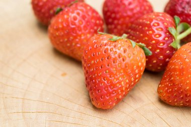 taze kırmızı çilek