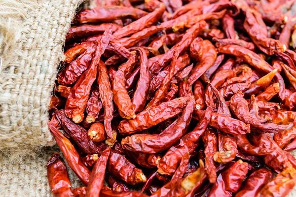 Dried red chillies