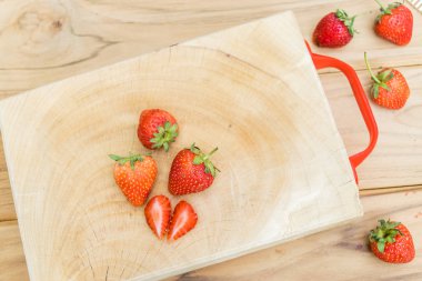 taze kırmızı çilek