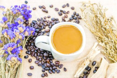 Kavrulmuş kahve çekirdeği.