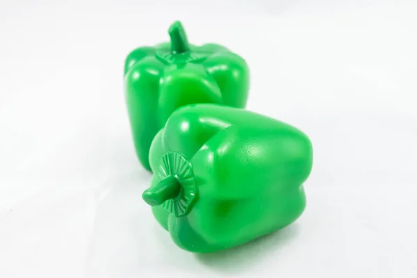 Brinquedo falso de plástico Bell pepper — Fotografia de Stock