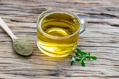 Bir bardak stevia çay