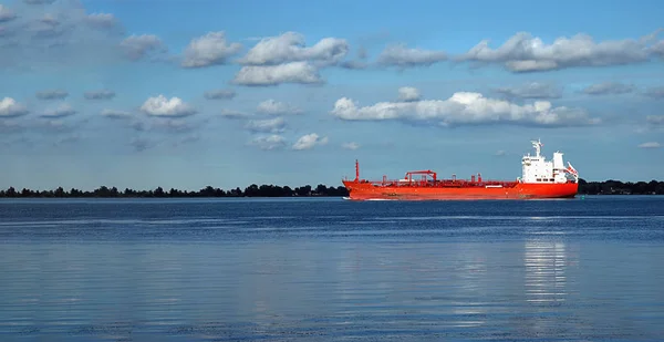 Detroit river frakt — Stockfoto