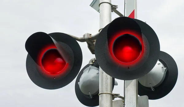 Rail Crossing Signals — Stock Photo, Image