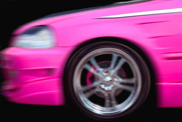 핫 핑크 자동차 — 스톡 사진