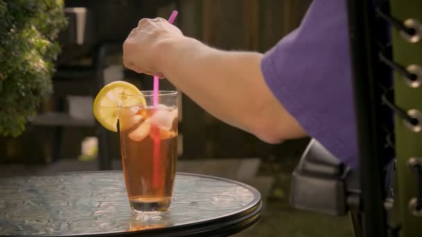 Hora del té al aire libre — Vídeos de Stock