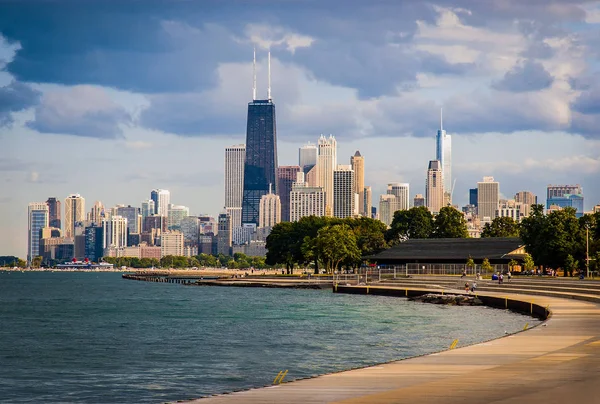 Centro de Chicago Skyline — Foto de Stock