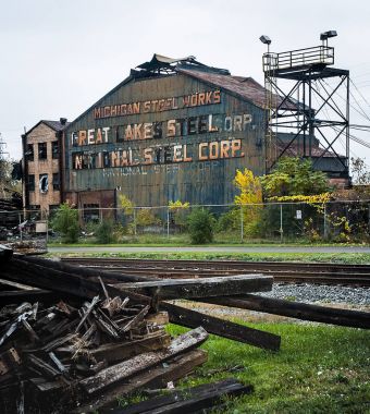 Terk edilmiş Steelmill Midwest