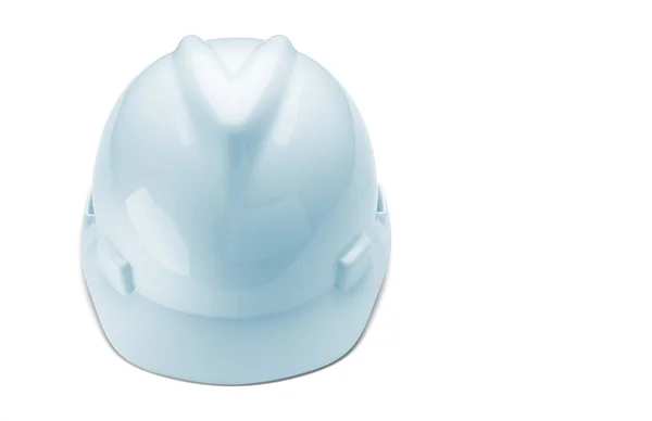 Casque de sécurité construction sur blanc — Photo