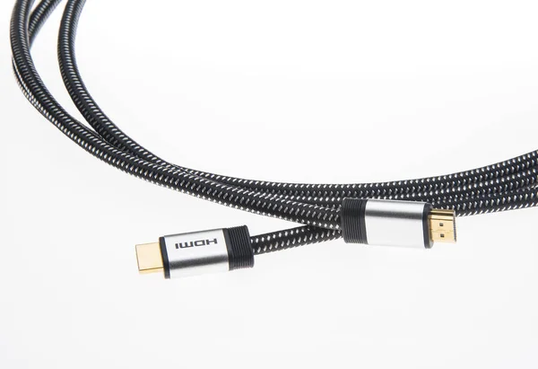 Cable HDMI para dispositivos electrónicos adicionales —  Fotos de Stock