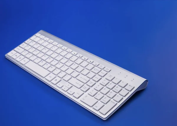 Teclado de ordenador para escribir texto — Foto de Stock