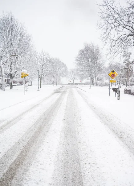 Sicurezza di guida invernale — Foto Stock