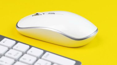 Modern klavye ve fare bilgisayar yakın çekim için