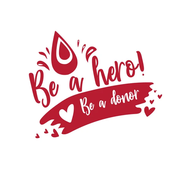 Journée internationale des donneurs de sang — Image vectorielle