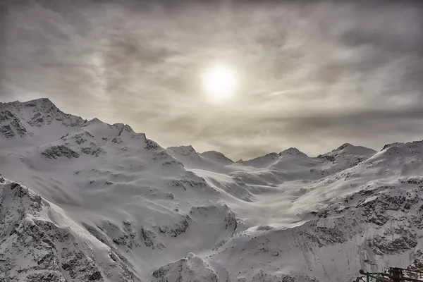 Elbruz, kış, dağlar