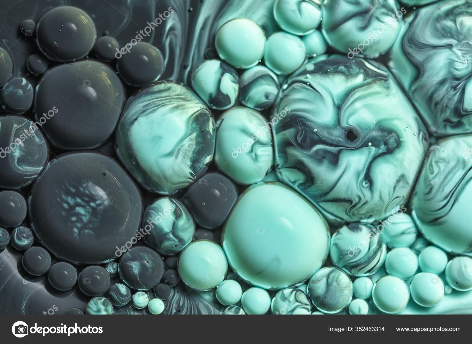 アクリル色の泡 抽象的なインクのデザインテンプレート混合テクスチャの背景 液体色の背景 壁紙のパターン オイルポスター デザインテンプレート 流体芸術 ストック写真 C Detukov Sergey