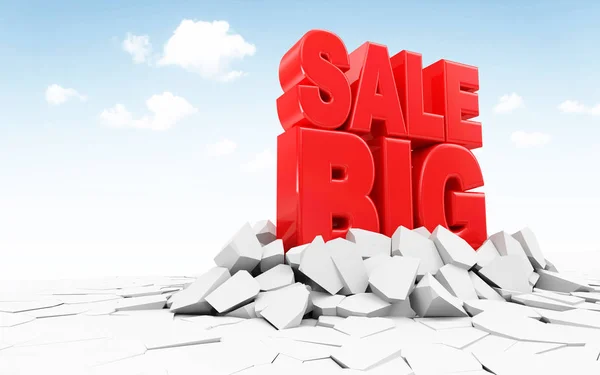 Big sale inscription — Stock Photo, Image