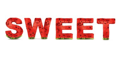 Kırmızı karpuz yazıt 