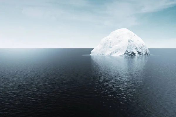 Arktické ledovce v oceánu — Stock fotografie