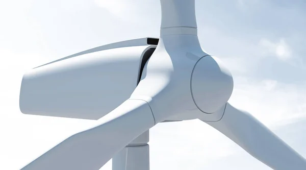 Moderne windturbine — Stockfoto