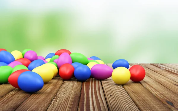 Wielkanocne kolorowe jaja — Zdjęcie stockowe