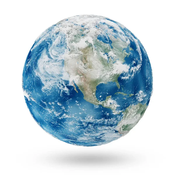 地球惑星上の北アメリカ — ストック写真