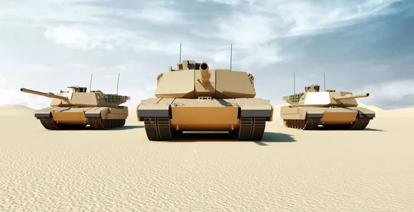 Zware militaire Tanks — Stockfoto