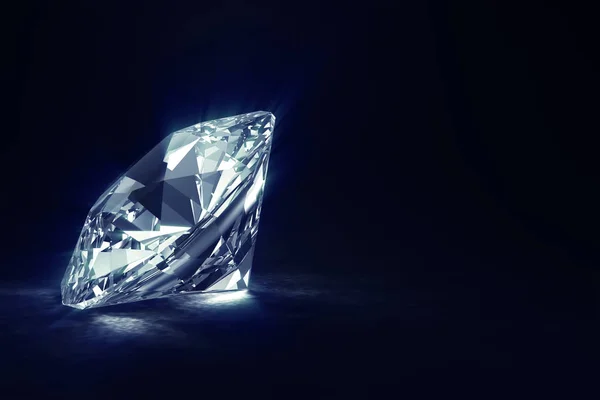 검은 바탕의 다이아몬드 — 스톡 사진