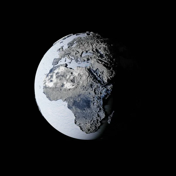 冬天行星地球 — 图库照片