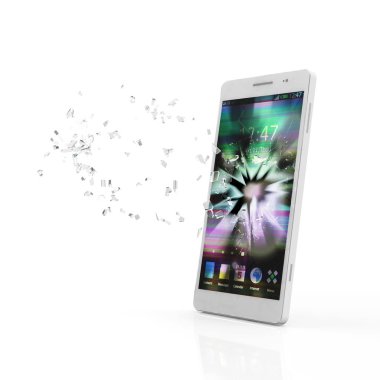 Modern siyah smartphone