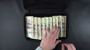 Para çantasını Üstten Görünüm.