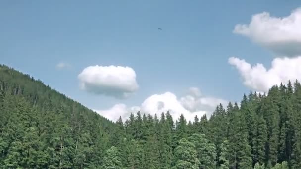 4 k time-lapse van uitzicht op de bergen — Stockvideo
