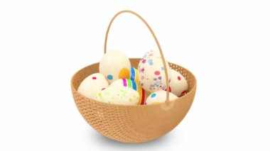 Boyalı yumurta döngü animasyon