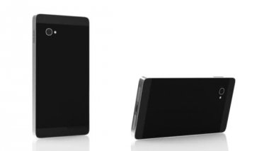 Modern dokunmatik akıllı telefon.