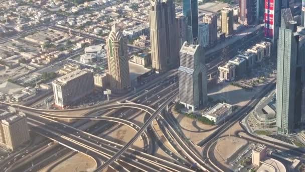 Vue aérienne du centre-ville . — Video