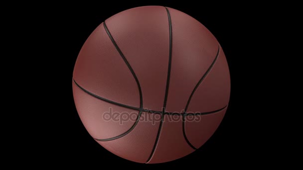 Animation du ballon de basket — Video