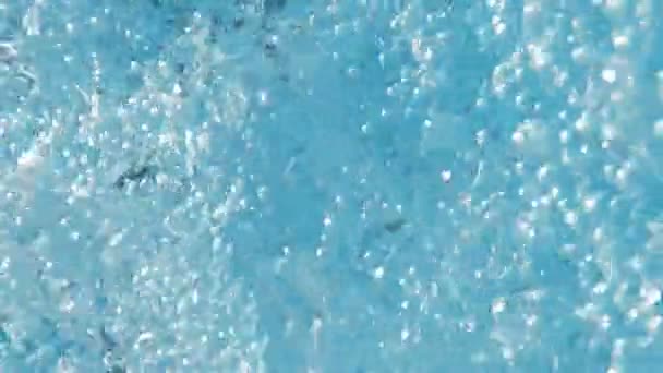 Vatten bubblor eller stänk — Stockvideo
