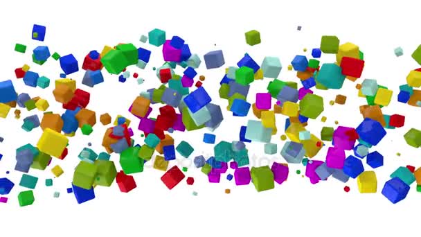 다채로운 큐브를 흐르는 — 비디오
