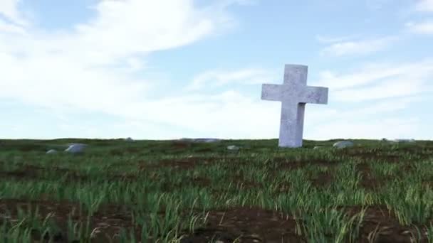 Animation of Unknown Grave — Stock Video