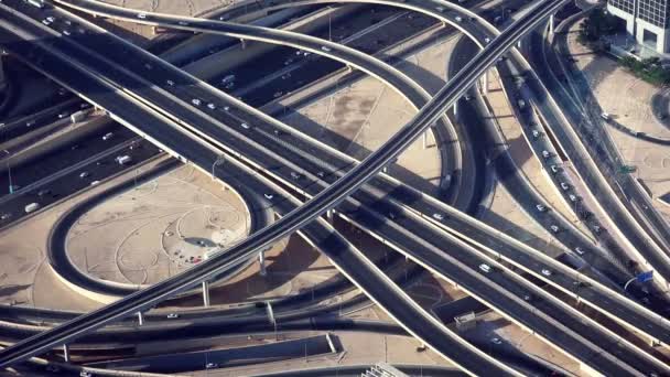 4 k time-lapse van weg verkeer snelweg. — Stockvideo