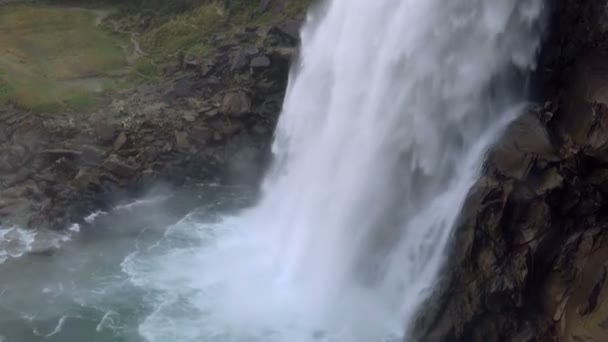 Krimml Waterfalls in Austria. — Stock Video