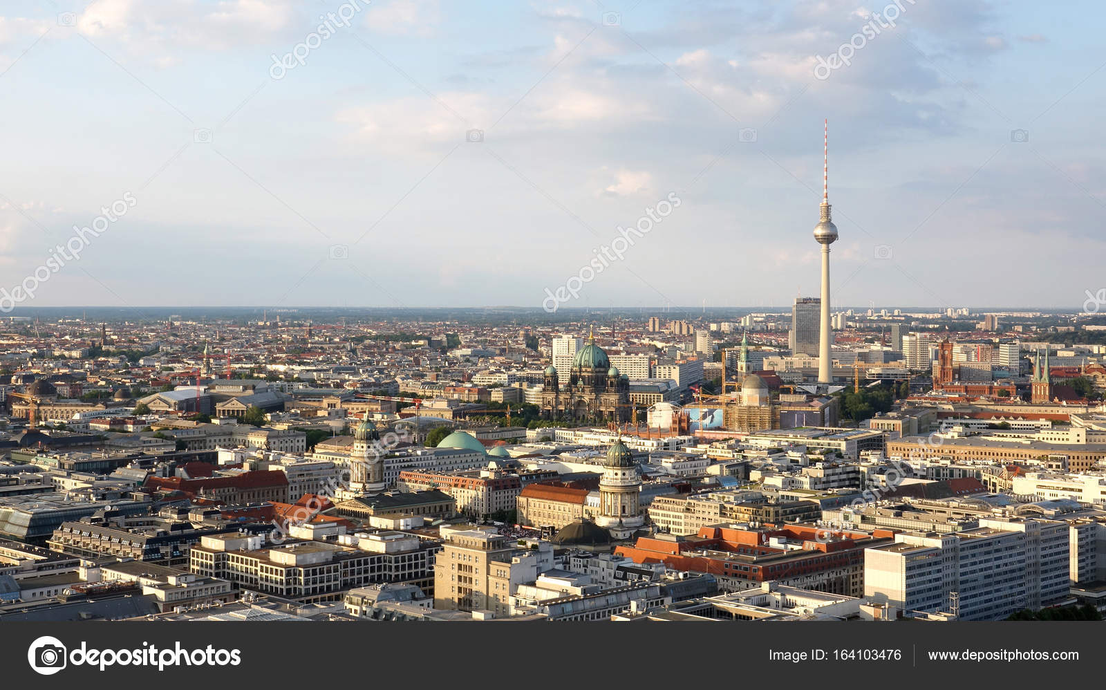Berlin city view — Stock Photo © ras-slava #164103476