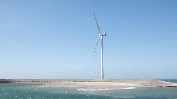 Turbina eólica na Holanda — Fotografia de Stock