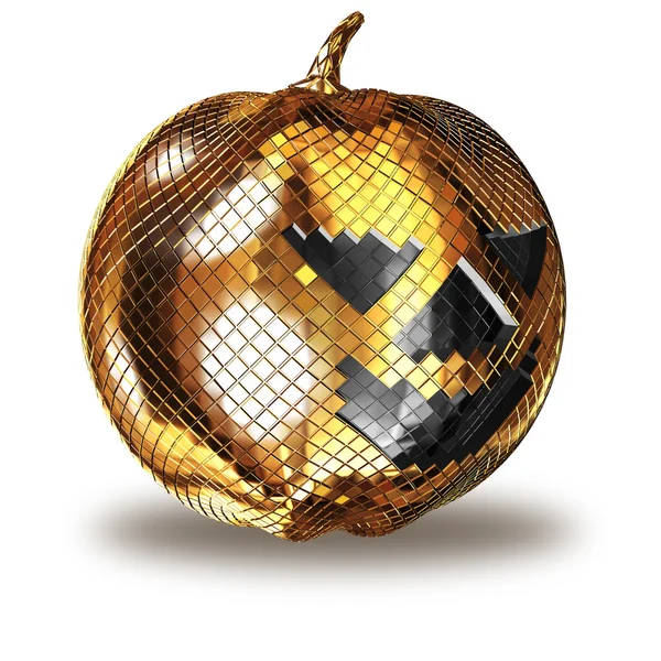 Ilustración 3D bola disco de Halloween aislado —  Fotos de Stock