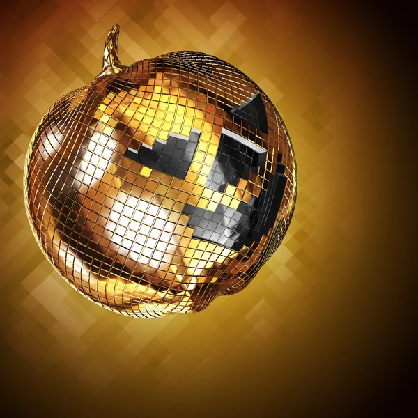 3D Illustration halloween disco ball — Stockfoto