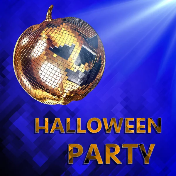 3d illustrazione Halloween discoteca palla partito — Foto Stock