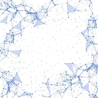 Geometrik arka plan. Bağlantı yapısı. Öğeleri c