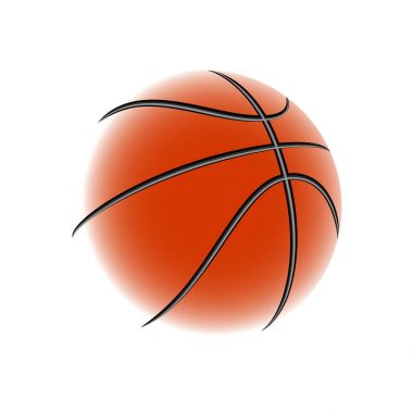 Beyaz basketbol simgeleri.