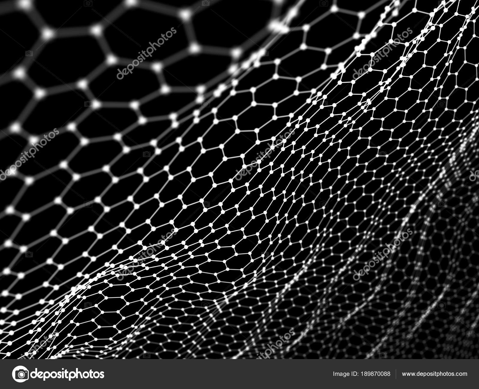 Abstract Hexagon Wire Surface Background Technology Concept No Abstract From Hexagon Wire Surface Background Technology Concept Noise Grid Structure Photo By Anastad