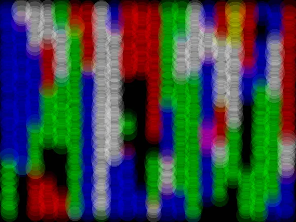 Фон с цветовыми точками случайной прозрачности в столбцах на бла — стоковый вектор